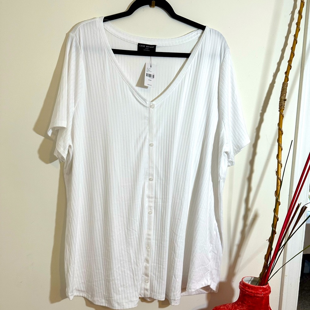 Lane Bryant White Top NWT